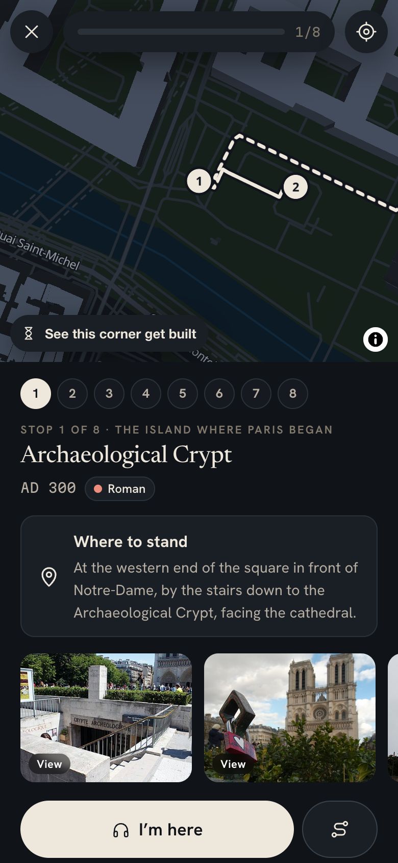 A walk in the Paris guide, on the Île de la Cité